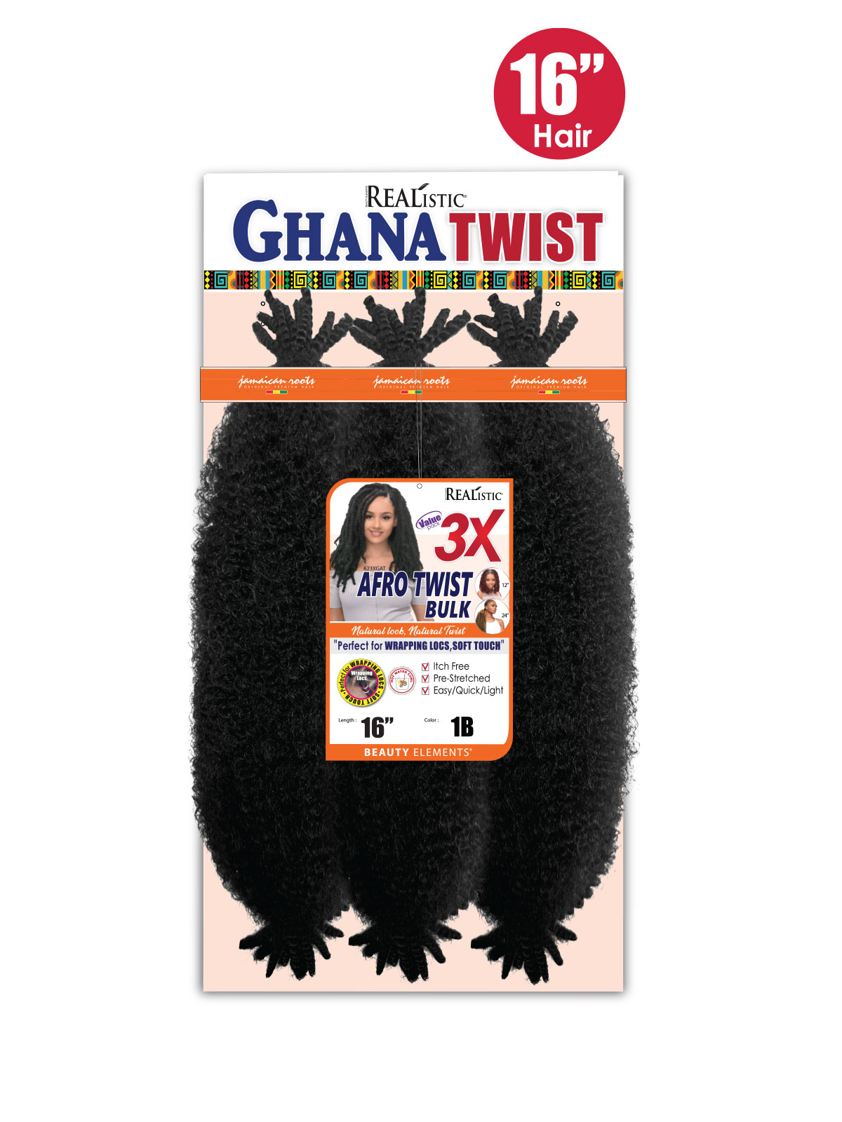 Ghana twist 16 pouce