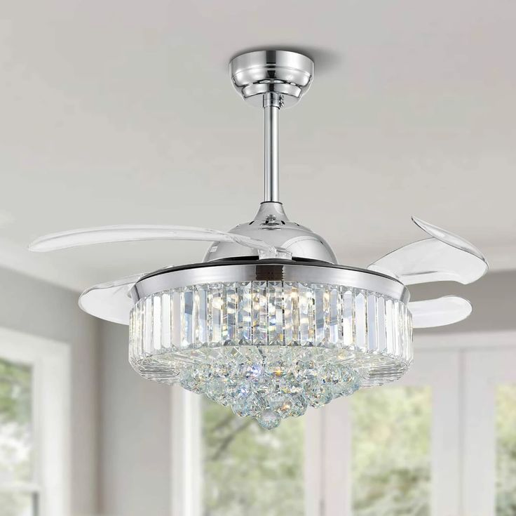 Lustre avec ventilateur bluetooth