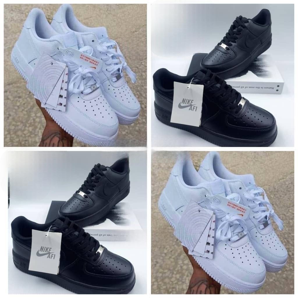 Nike Air Force 1 Low '07 (Coloris : Triple White / Blanc / Noir) # 40 - 44 # - Image 2